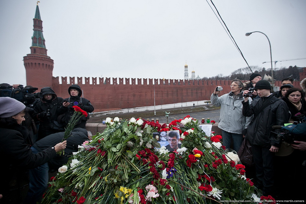 место убийства Немцова