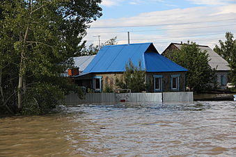 Наводнение на Алтае: паводок в Затоне побил все рекорды