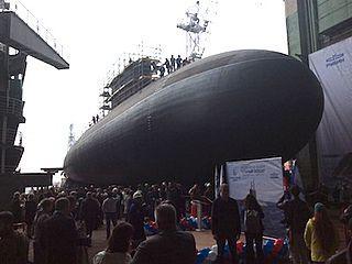 В Петербурге спустили на воду субмарину, названную в НАТО «Чёрной дырой»