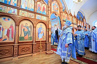 Знаменский храм освятили в Барнауле