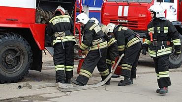 Пожар произошел в многоквартирном доме в Рубцовске 