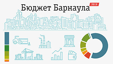 Что заработаем, на что потратим: бюджет Барнаула на 2019 год в инфографике