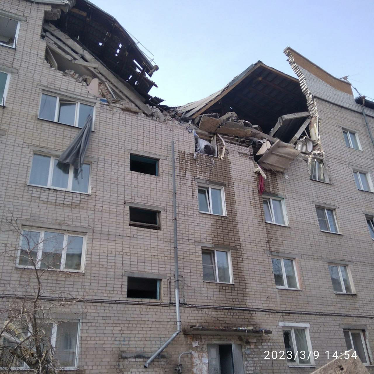 Взрыв газа произошёл в пятиэтажном жилом доме в Чите