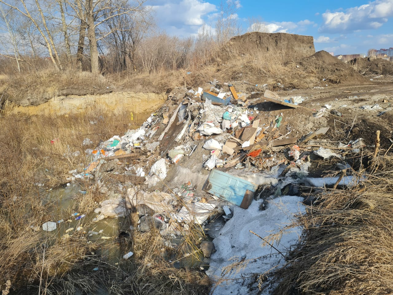 Жители Новоалтайска пожаловались на свалку под окнами жилых домов