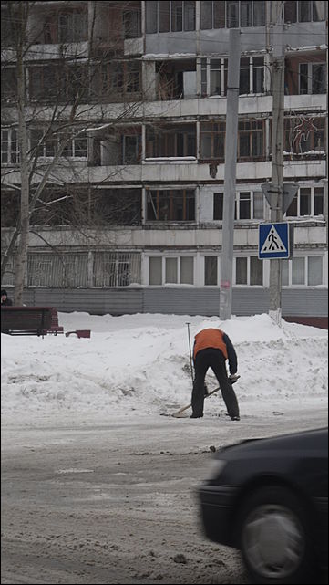 Город встал