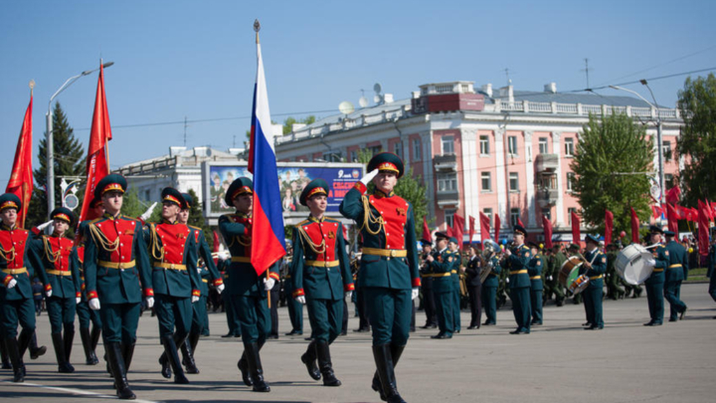 Фото с дня победы в барнауле