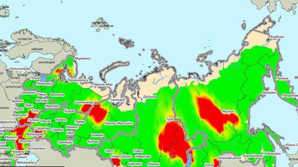 Авиалесоохрана карта пожаров