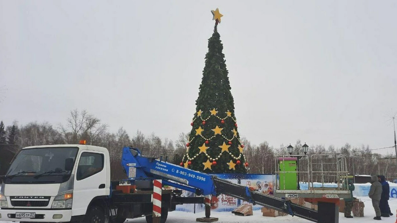 В Барнауле все новогодние городки разберут в январе, кроме одного