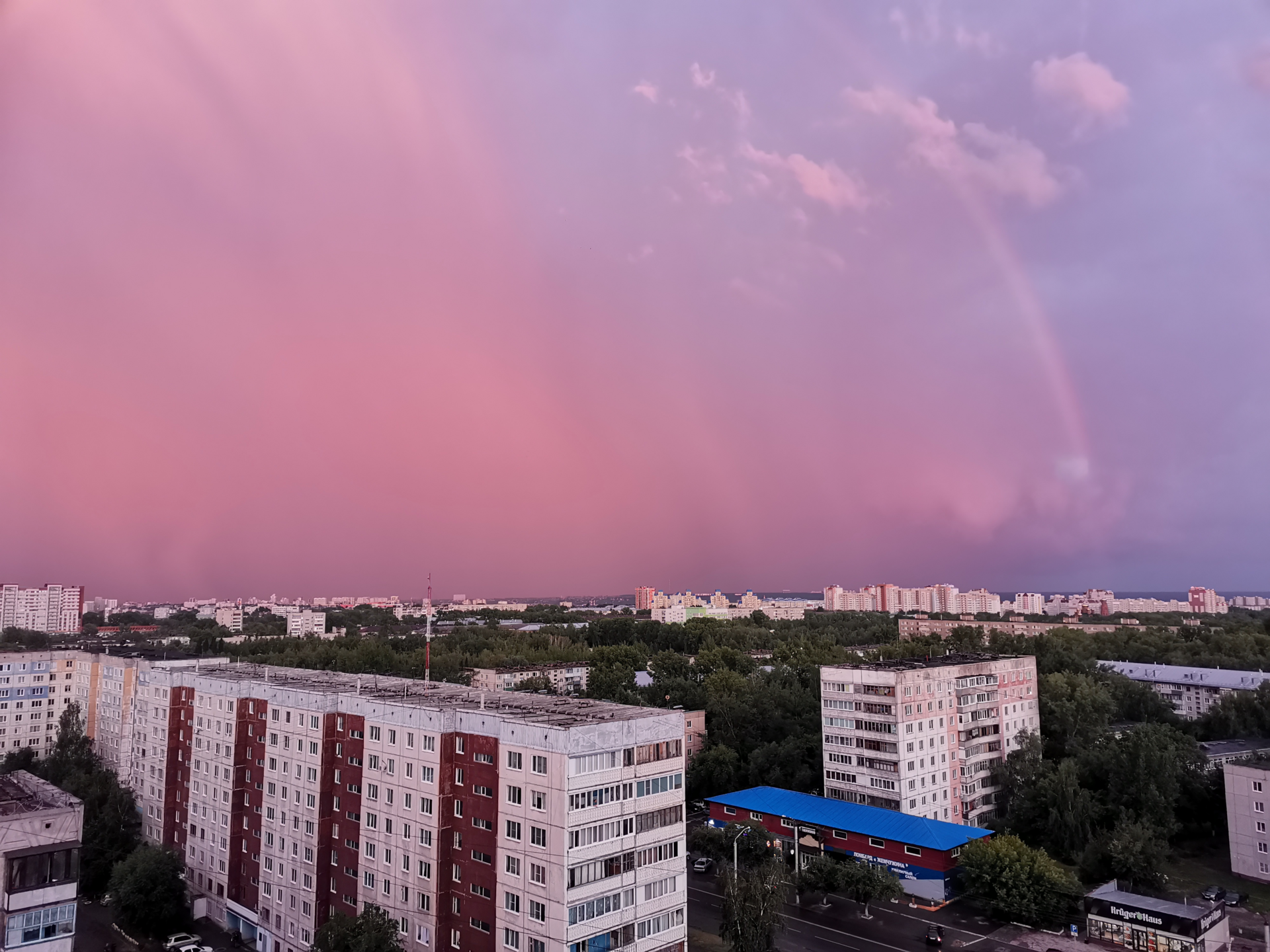 Закат любительское фото