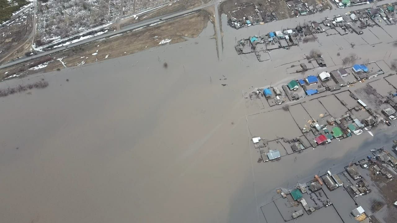 Как выглядит село Михайловское, которое затопило талыми водами. Фото