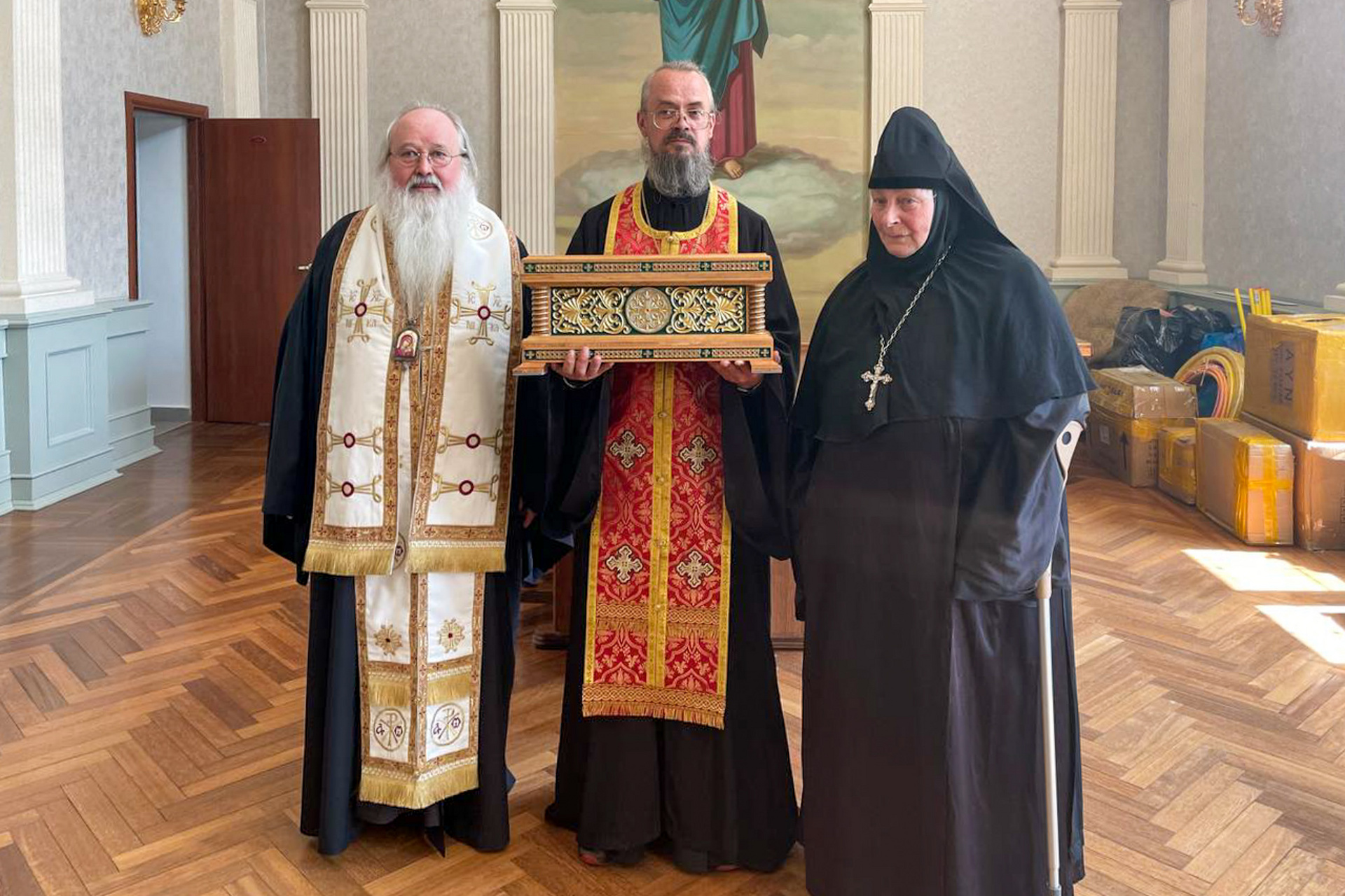 Частицу десницы Макария Алтайского передали в Троицкий Оптин монастырь  Болхова