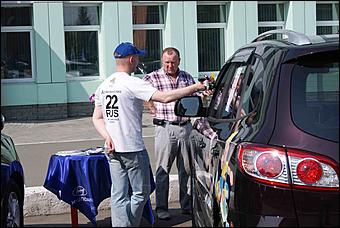 13 июля 2012г. Алтайский край   Автоцентра АНТ, официальный дилера Hyundai провели Автопробег по городам и селам в Алтайском крае 