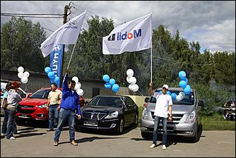 18 - 19 августа 2012 г., Барнаул   Автоцентр АНТ - официальный дилер Hyundai посетил конные бега на "Кубке губернатора 2012"
