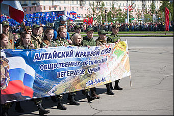 9 май 2016 г., Барнаул © Амител Вячеслав Мельников   Акция "Бессмертный полк" в Барнауле 