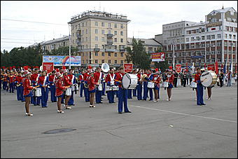 4 сентября 2010 г., Барнаул   Барнаулу 280: плац-парад духовых оркестров Сибири