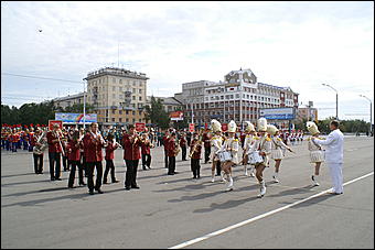 4 сентября 2010 г., Барнаул   Барнаулу 280: плац-парад духовых оркестров Сибири