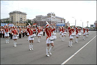 4 сентября 2010 г., Барнаул   Барнаулу 280: плац-парад духовых оркестров Сибири