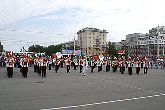 4 сентября 2010 г., Барнаул   Барнаулу 280: плац-парад духовых оркестров Сибири