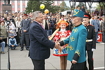 4 сентября 2010 г., Барнаул   Барнаулу 280: плац-парад духовых оркестров Сибири