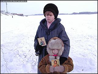    Крещение. Чин великого освящения воды в Оби