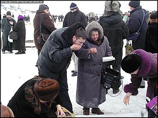    Крещение. Чин великого освящения воды в Оби