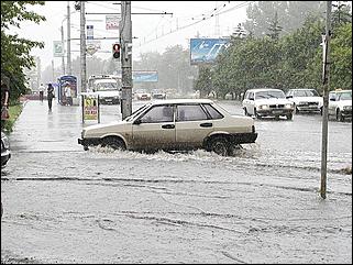    Ливень в Барнауле