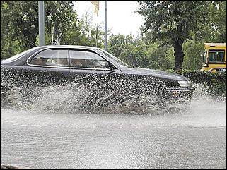    Ливень в Барнауле