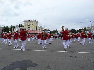 15 сентябрь 2012 г., Барнаул   Парад духовых оркестров