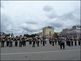 15 сентябрь 2012 г., Барнаул   Парад духовых оркестров