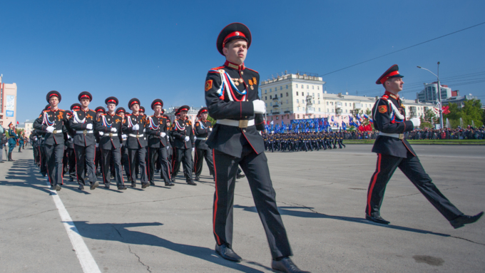 9 май 2016 г., Барнаул © Амител Вячеслав Мельников   Парад Победы в Барнауле. Фоторепортаж