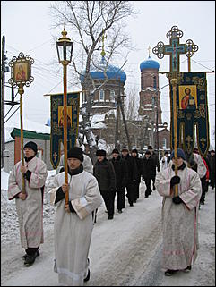 25 января 2007 г., Барнаул   Крестный ход в честь святой великомученницы Татьяны