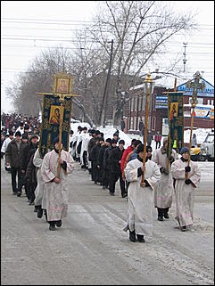 25 января 2007 г., Барнаул   Крестный ход в честь святой великомученницы Татьяны