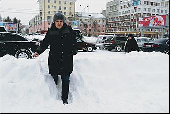 26 декабря 2019 г., Барнаул. Екатерина Смолихина   Штурмуем сугробы. Как Барнаул завалило рекордным количеством снега